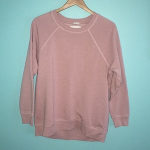 Pink American eagle crew neck